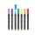 Krijtstift Securit Sma-100 Rond 1-2mm Assorti 7 Stuks