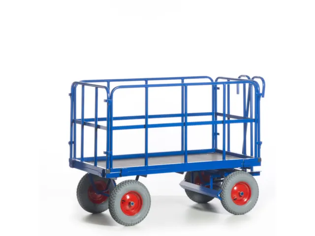 chariot à timon,force 1000kg,plateau Lxl 1530x730mm