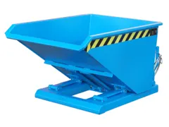 Kiepbak Hxbxd 670x840x1210mm 0.30m³ 123kg Draagverm. 750kg Ral5012