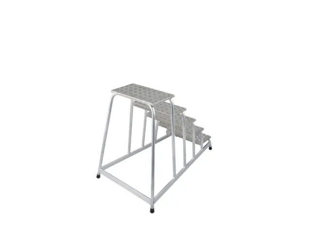 Marchepied Industriel Aluminium H 1 0M 5Marches Plateforme Incluse