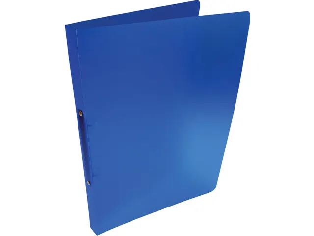 ringmap voor A4 PP 2 ringen 16 mm transparant blauw