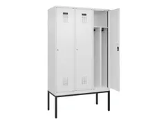 locker voor scheiding van kleding,HxBxD 2120x1200x500mm,3vak