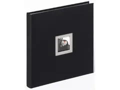 Fotoalbum walther design Black&White 30x30cm 25 vel zwart