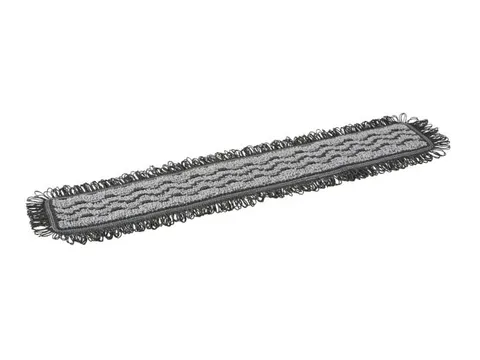 Microfiber Damp42 microvezel vlakmop donkergrijs klittenband 60cm