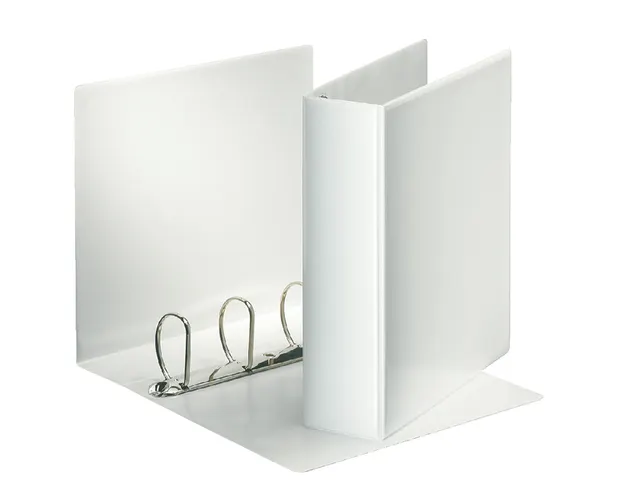 Presentatieringband A4 Maxi 4 rings 50mm D-mech Panorama Wit Extra