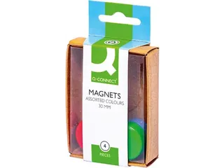 Magneten 25mm Geassorteerde Kleuren 4 Stuk - 3