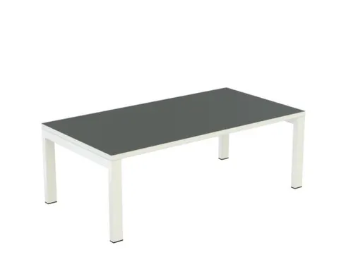 bijzettafel,HxBxD 400x1140x600mm,rechthoekig,4voeten wit