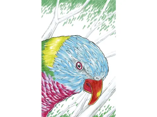 tekenstift Pitt Artist Pen Brush etui a 6 stuks pastel