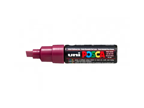 uni-ball Paint Marker waterbasis Posca PC-8K wijnrood