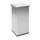 Vuurbestendige afvalbak Carro-Lift met demper 55 Liter RVS