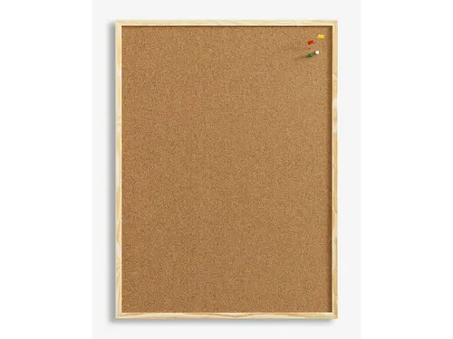 Prikbord Naga kurk 40x60cm met houten omlijsting