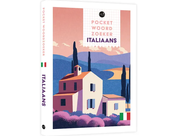 Pocket woordzoeker MUS Italiaans 128 pagina's