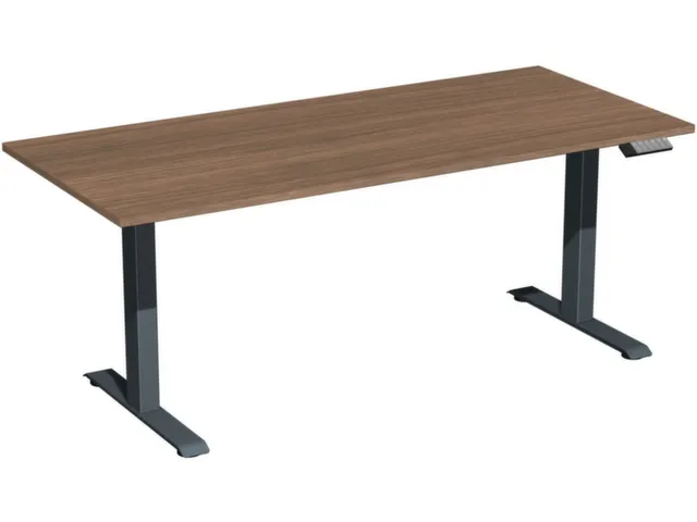 Bureau à hauteur réglable élec. HxlxP 630-1280x1800x800mm