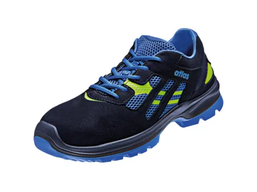 Atlas CF 2 2.0 lage S1 veiligheidsschoenen, SRC, blauw/zwart, maat 43,