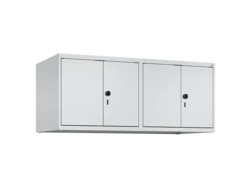 opzetkast,v. locker voor scheiding van kleding,4vak.,vak B 300mm