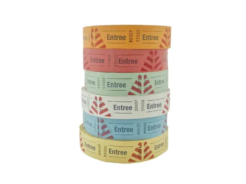 Entreebewijs Combicraft nummering 1-1000 blauw 1000 stuks