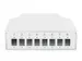 DIN-rail splitterbox voor 8 LC/DX-adapters Grijs