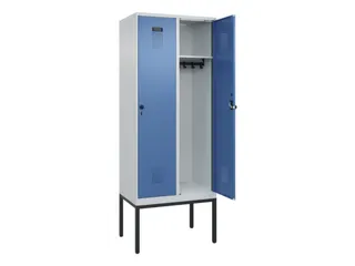 locker,HxBxD 2120x800x500mm,2vak,vak B 400mm,draaigrendel - 1
