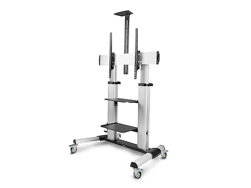 Verrijdbare TV standaard op wielen 60-100inch Flat Screens tot 100kg