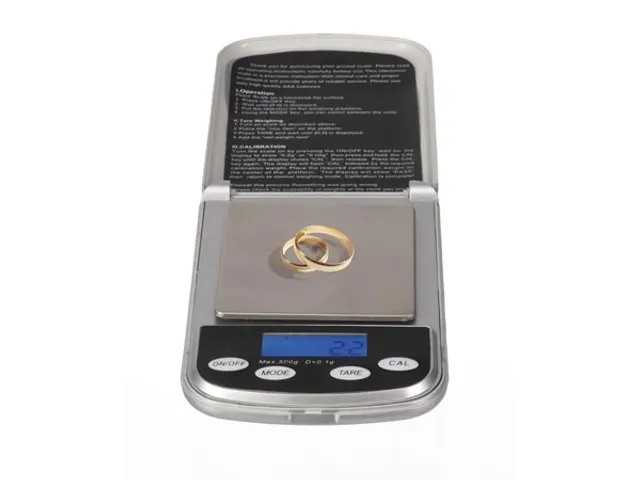 Digitale Mini Precisieweegschaal - 500g / 0.1g