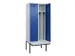 locker met bank,voor scheiding van kleding,HxBxD 2120x800x815mm,2vak