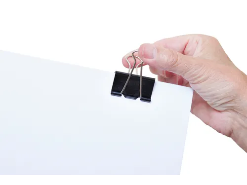 Papierklem MAUL 215 foldback 41mm capaciteit 19mm zwart
