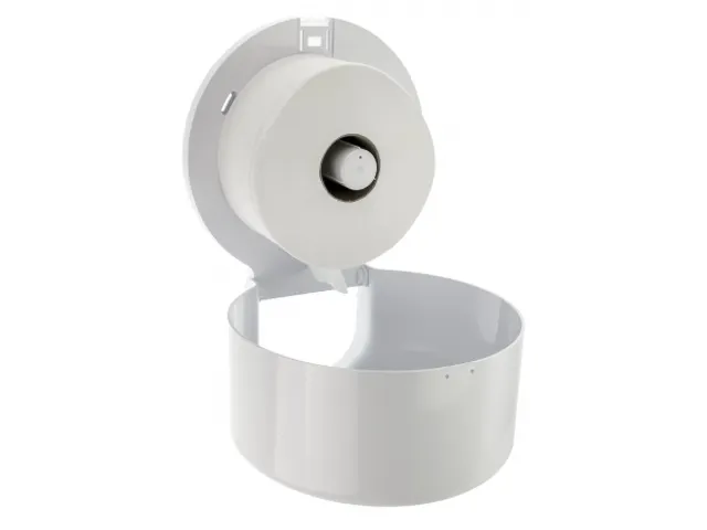 Toiletpapier dispenser Wit voor Mini Jumborol Toiletpapier