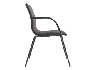 Conferentiestoel Serie 140 Frame Zwart Stof Grijs - 2