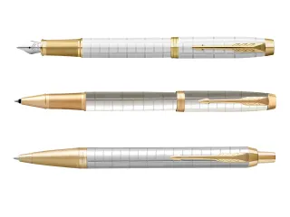 Balpen Parker IM Premium Pearl GT Medium Blauwe inkt - 6