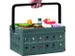 Square vouwkrat 24L zwart antraciet - 43,5x31x21,3cm