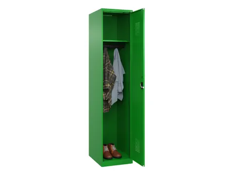 locker,HxBxD 1850x400x500mm,1vak,vak B 400mm,cil.-slot,staand op vloer