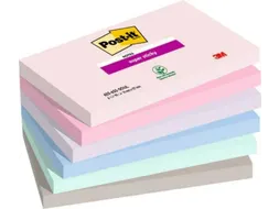 Memoblok 3M Post-it 655-6SS Super Sticky 76x127mm SOUL 6 stuks