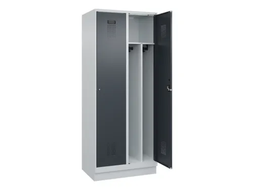 locker voor scheiding van kleding,HxBxD 1950x800x500mm,2vak