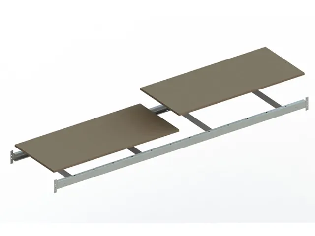 sol en bois p. rayonnage grande largeur lxP 2600x650mm