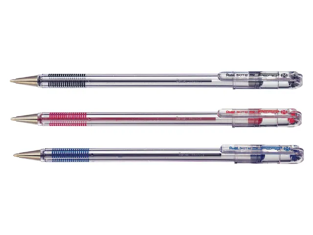 Balpen Pentel BK77 blauw 0.35mm