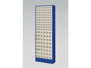 Transparante Magazijnbakken 138Bakken Abs-Kunststof Corpus Ral5010 - 2