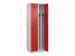 Armoire vestiaire 1850x600x500mm 2 compartiments RAL7035/RAL3020
