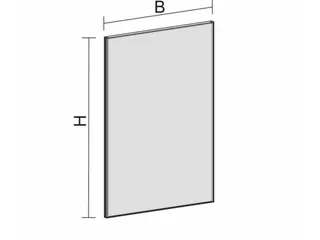 geluidabsorberende scheidingswand,HxBxD 1800x1000x41mm,wand stof,blauw - 3