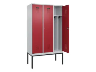 locker voor scheiding van kleding,HxBxD 2120x1200x500mm,3vak - 1