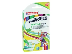 Viltstift edding 17 textiel fun rond 2-3mm set à 5 stuks