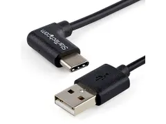 USB-A naar USB-C kabel 1 Meter Rechts Gehoekt USB 2.0