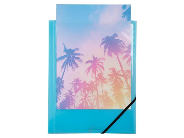 Elastomap Kreacover A4 3 Kleppen Assorti Pastel