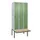 locker met bank,HxBxD 2120x900x815mm,3vak,vak B 300mm,draaigrendel