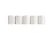 Telmachine- en Kassarollen 2-voud 76mm breed 76x70x12mm, Wit