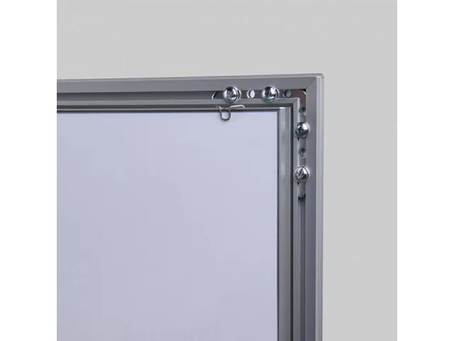 Vitrine porte-affiches Economy verrouillable 70x100cm argent