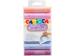 Verfstift Carioca Temperello set à 8 pastelkleuren
