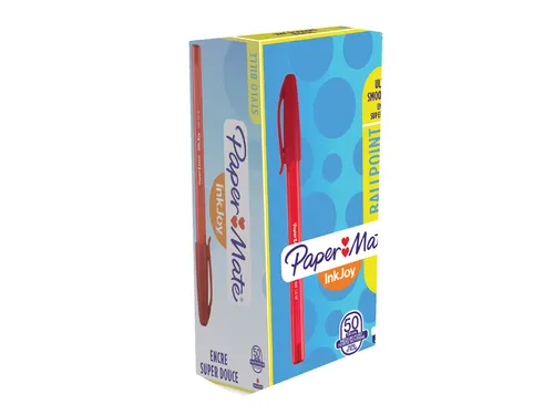 Balpen Paper Mate Inkjoy 100 medium rood