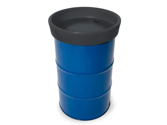 trechter,ESD,v. 200/220l vat,HxØ 120x645mm,m. vergrendeling,PE