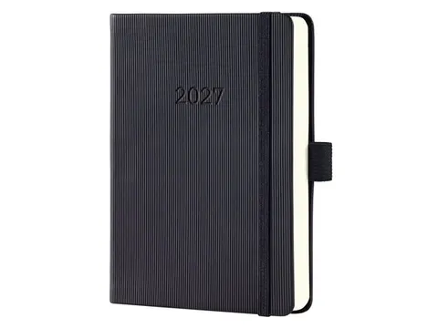 Dagagenda Conceptum A6 2027 (NL/FR/EN/DU) zwart Hardcover