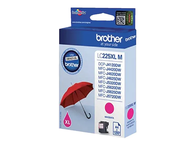 Inktcartridge Brother LC-225XLM rood HC